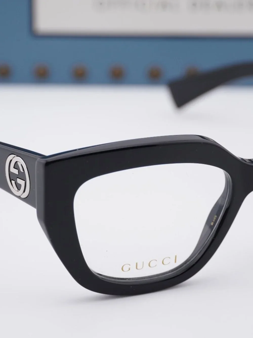 Gucci GG1847O 001 Cat Eye Eyeglasses 53mm - Black